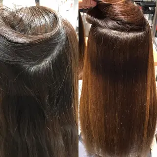 ロング パーマ 濱岡 恭子のヘアスタイル