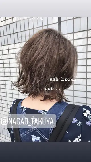ミディアム カラー パーマ ヘアアレンジ メンズ キッズ ネイル マツエク・マツパ パーソナルカラー☆ 永尾拓也のヘアスタイル