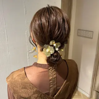 ヘアアレンジ 🍪ﾖｼｲﾊﾙﾈ🍪 ﾗﾍﾞﾝﾀﾞｰｶﾗｰのヘアスタイル
