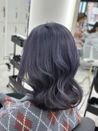 ミディアム カラー ブリーチなし/透明感 NONO💖のヘアスタイル