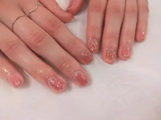 ネイル はばすみれ🎀ﾈｲﾙ 光ﾌｪｲｼｬﾙ ﾍｱのネイルデザイン