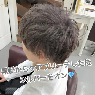 カラー メンズ Soleria 田中慎一のヘアスタイル