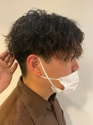 パーマ メンズ TELA HAIR 岩槻 高梨のヘアスタイル