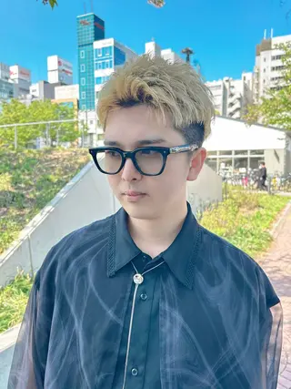 カラー メンズ シャドウ🐾✖️ 波巻き🌊/AOIのヘアスタイル