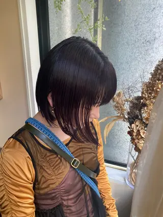 カラー 笠井 彩花のヘアスタイル