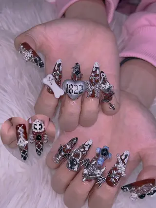 ネイル 長さだし専門店 M2　rikaのネイルデザイン