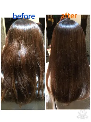 セミロング 髪質改善縮毛矯正なら ✨伊藤佳祐✨のヘアスタイル