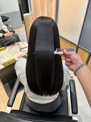 セミロング 高見海斗/髪質改善 /縮毛矯正のヘアスタイル