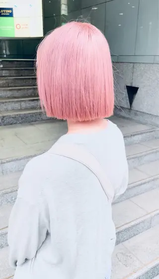 ショート カラー 髪質改善酸性縮毛矯正 酸性ストレート◎鈴木のヘアスタイル