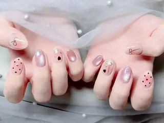 ネイル H3 Nail Tsuki🦋💙のネイルデザイン