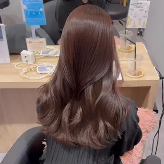 ロング カラー 片山 輝のヘアスタイル