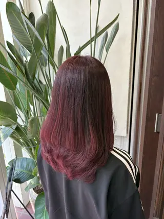ミディアム カラー 髙木 優人のヘアスタイル