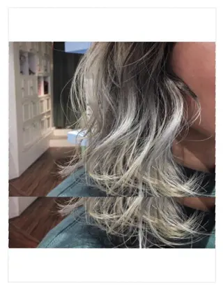 ミディアム カラー ヘアアレンジ 山本 千尋のヘアスタイル