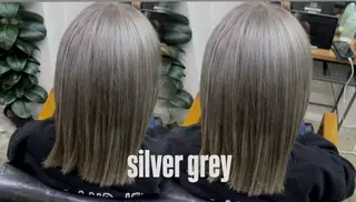 ミディアム カラー タカキ マユウのヘアスタイル