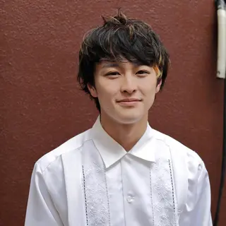 カラー メンズ 落合 優樹のヘアスタイル