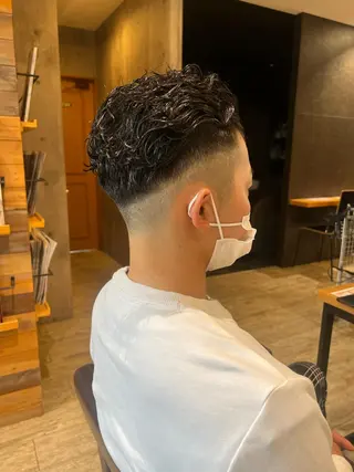 ショート カラー パーマ ヘアアレンジ メンズ キッズ ネイル マツエク・マツパ EnBlesS西宮 マンツーマン神道有基のヘアスタイル