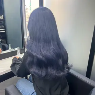 ロング カラー シールエクステ特化 ハイトーン、NANAのヘアスタイル