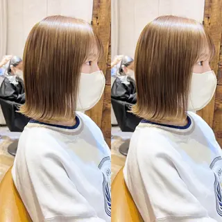 ショート カラー MIKU /ボブ/外ハネボブのヘアスタイル