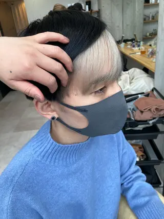 メンズ ✨色持ちの良い艶 カラー✨蟹江真世のヘアスタイル