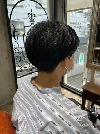 ショート 🔥コテ巻き風 ボブパーマ🔥のヘアスタイル