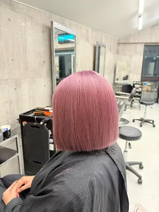 ミディアム カラー メンズ ☁️かずき☁️青.紫 推し活カラー💫のヘアスタイル