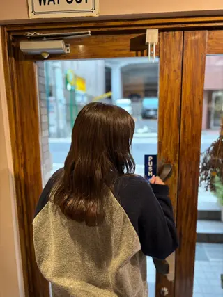 カラー 多幸感×儚さ /代々木公園/リサのヘアスタイル