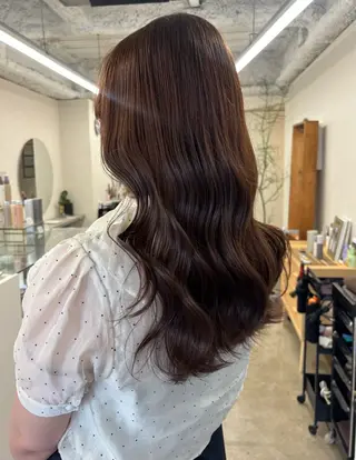 ロング カラー Kiji kannaのヘアスタイル