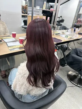 ロング miku/ラベンダー 透明感カラー🪻❤︎のヘアスタイル