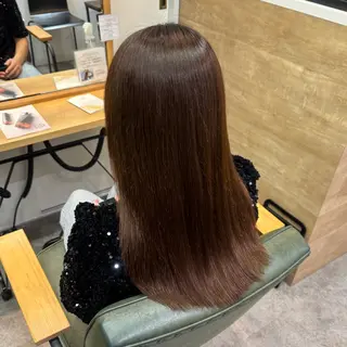 パーマ 艶感カラー/オリーブ アレンジ：♡のヘアスタイル
