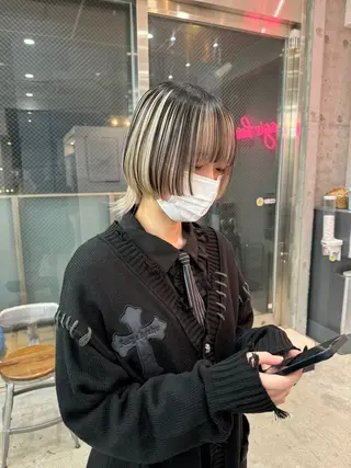 ミディアム カラー ヘアアレンジ 小顔カット/艶 カラー特化♡MIHOのヘアスタイル