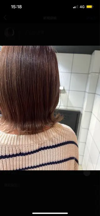 カラー カットパーマ 🌀あさみのヘアスタイル