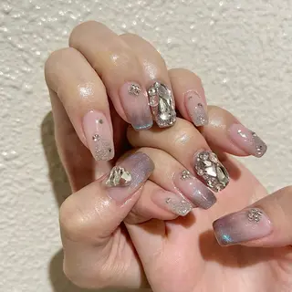 ネイル パラあり！フィルイン 美フォルムのネイルデザイン