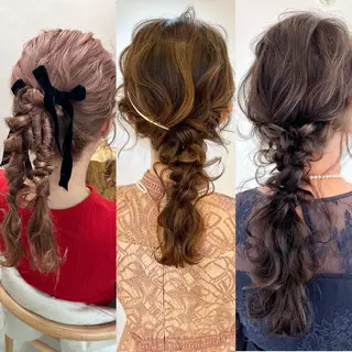 ヘアアレンジ 透明感，髪質改善の プロ☝🏻前田俊樹✨のヘアスタイル