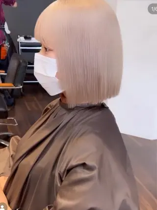 ショート カラー 🧡色落ちまで2度綺 麗なカラー🧡ヨシキのヘアスタイル