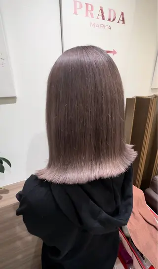 ミディアム カラー 【複雑履歴ブリーチ】 中村　玲仁のヘアスタイル