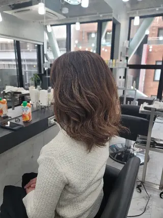 ミディアム カラー ヘアアレンジ ❇️安達 優心❇️ レイヤー/艶髪特化のヘアスタイル