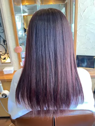 セミロング カラー パーマ ヘアアレンジ メンズ キッズ ネイル マツエク・マツパ 🌈髪質改善・美髪矯 正・平野瀬乃🌈のヘアスタイル