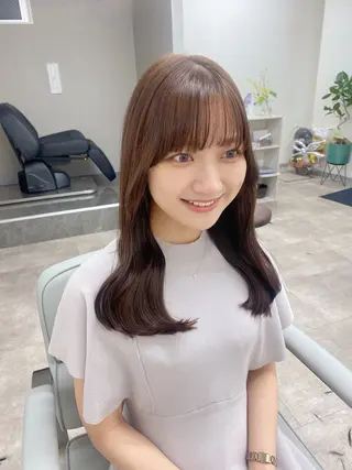 ミディアム カラー 美髪ヘア💛 TOMOMIのヘアスタイル
