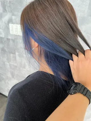 ミディアム カラー レイヤーカット ✨藤原のヘアスタイル