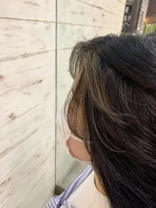 セミロング カラー ヘアアレンジ 🫧ヒシダアキ taboo.i🫧のヘアスタイル