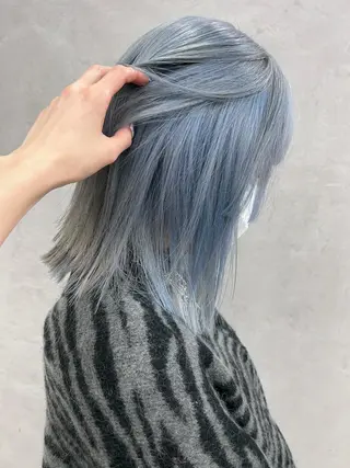 ミディアム カラー 🧸艶々韓国ヘア 🧁mizunaのヘアスタイル