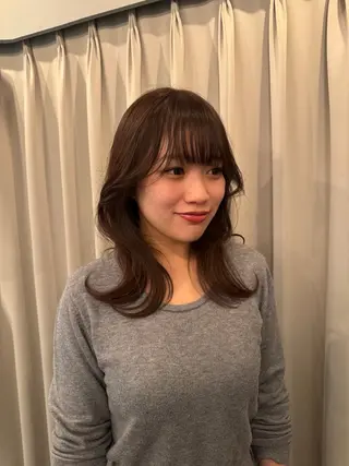 ミディアム 🦢パーマモデル 様募集中🦢AI🫧のヘアスタイル