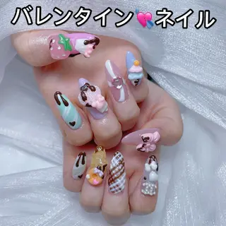 ネイル princess スカルプ専門店のネイルデザイン