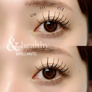 マツエク・マツパ BRILLANTE -ブリアンテ-のマツエク・マツパデザイン