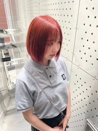 ショート カラー Hiroto／ インナーカラー／神戸のヘアスタイル