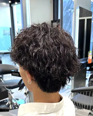 ショート パーマ メンズ メンズ特化👦🏻 和田 晃介のヘアスタイル