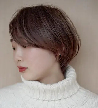 ショート カラー ナガス カズアキのヘアスタイル