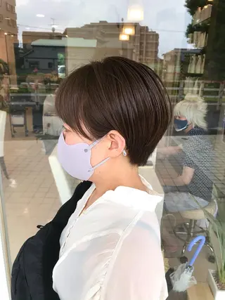 ショート カラー 武田 清久のヘアスタイル