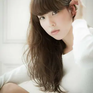 ロング カラー 内藤 達也のヘアスタイル