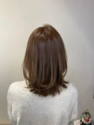 ミディアム 🇰🇷韓国レイヤー 錦糸町【北山謙三】のヘアスタイル